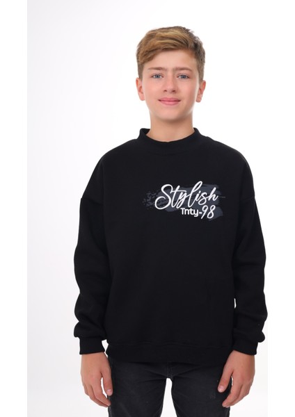 Erkek Çocuk Baskılı Sweatshirt