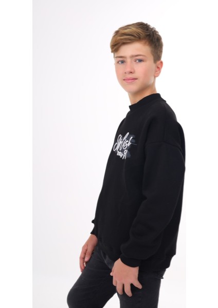 Erkek Çocuk Baskılı Sweatshirt modelleri