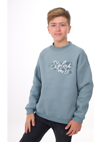 Erkek Çocuk Baskılı Sweatshirt