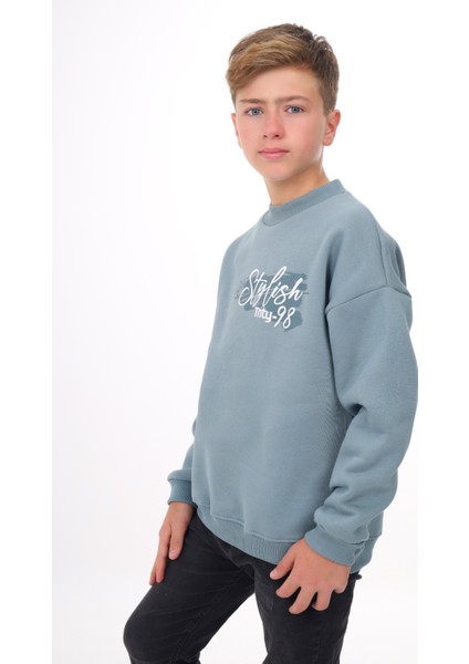 Erkek Çocuk Baskılı Sweatshirt modelleri