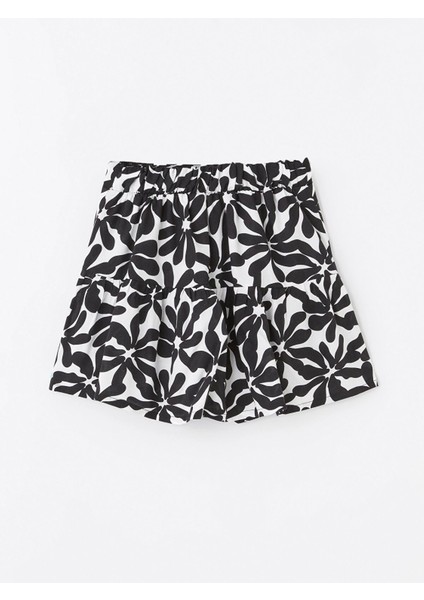 Lcw Kids Siyah Beli Lastikli Kız Çocuk Şort Etek modelleri