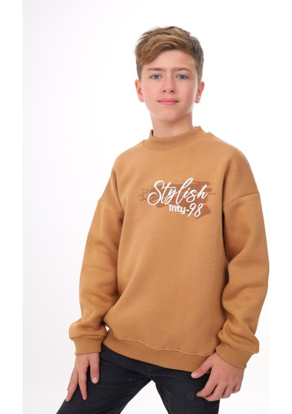 Erkek Çocuk Baskılı Sweatshirt