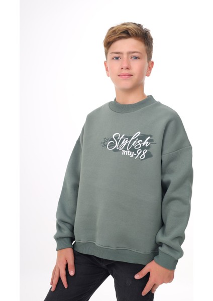 Erkek Çocuk Baskılı Sweatshirt