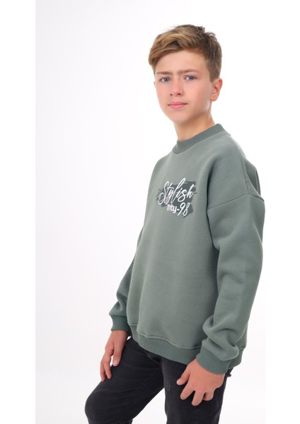 Erkek Çocuk Baskılı Sweatshirt modelleri