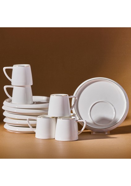 Hazan 6 Kişilik Kahve Fincan Takımı 80 ml