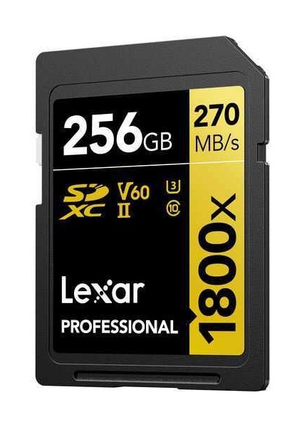 256GB Gold Series 1800X Uhs-Iı Sdxc Hafıza Kartı 270MBS