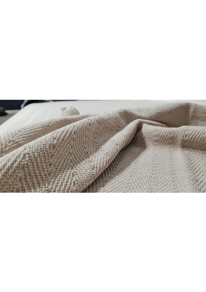 Çift Kişilik Pike 200X230CM, Bej, %100 Pamuk, Yumuşak Dokulu, Hann Yalın fırsatları