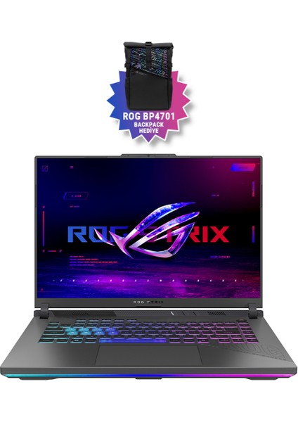 ROG Strix G18 G815LR-S9154 12GB GeForce RTX5070 Ti 175w Intel Ultra 9 275HX 32GB RAM 1TB SSD 18 inç WQXGA 240Hz Taşınabilir Bilgisayar