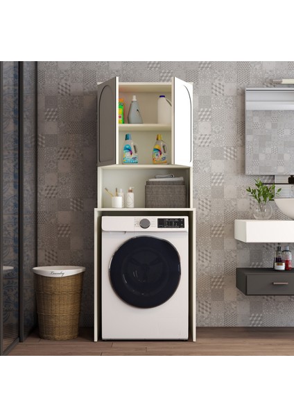 Variant Lyon Çamaşır Makinesi Dolabı V102 - Krem modelleri