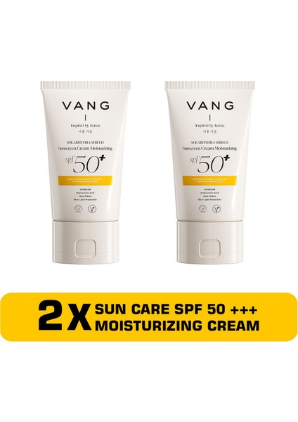 2'li Yoğun Nemlendirme Güneş Kremi Spf 50+++ | & Mavi Işık Koruma