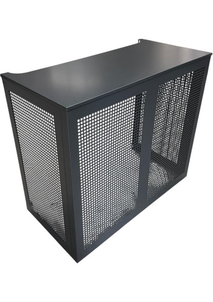 Klima Motoru Gizleme Kafesi 105X50X85CM (H) Ral 7016 Antrasit Rengi Kare Delikli Medium Model 24000 BTU fiyatları