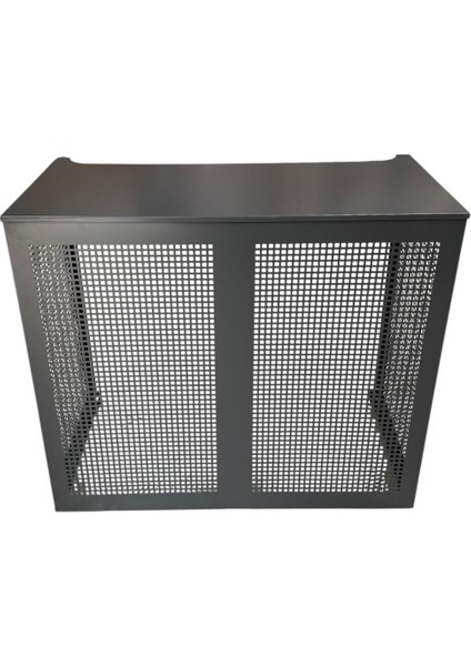 Klima Motoru Gizleme Kafesi 105X50X85CM (H) Ral 7016 Antrasit Rengi Kare Delikli Medium Model 24000 BTU modelleri
