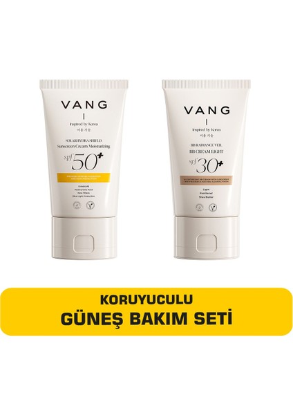 Yüksek Koruma Güneş Kremi Spf 50+ & Işıltılı Bb Krem Güneş Bakım Seti