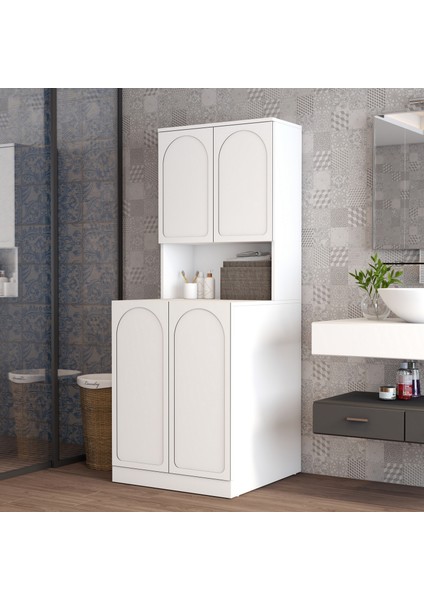 Variant Lyon Çamaşır Makinesi Dolabı V101 - Beyaz