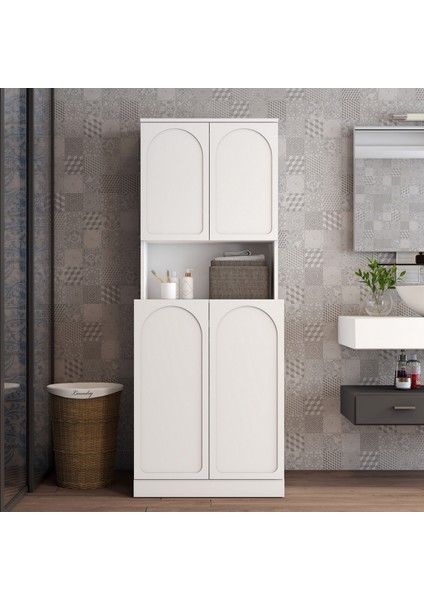 Variant Lyon Çamaşır Makinesi Dolabı V101 - Beyaz fiyatları