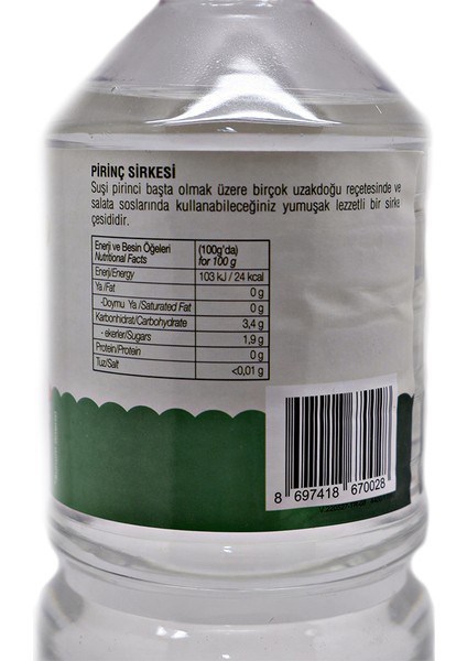 Pirinç Sirkesi 1 kg fırsatları