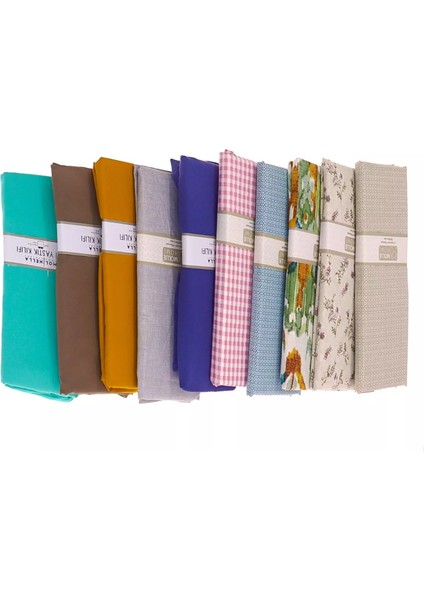 Desenli Pamuklu Yastık Kılıfı 2'li x 10 Adet