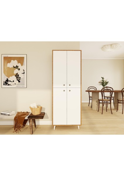 Vadi Çok Amaçlı Amalfi - Beyaz Renk Dolap