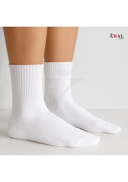 12 Çift Unisex Spor Tenis Kolej Çorabı – Pamuklu Nefes Alabilen Rahat Çorap Seti modelleri