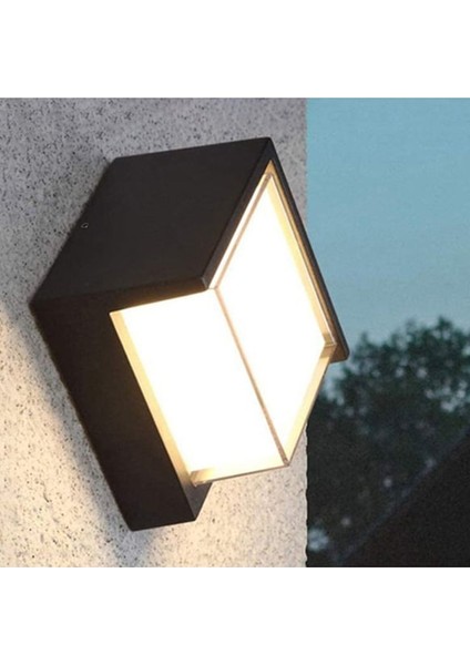 Ekim Aydınlatma 12 Watt 3000K Ledli Dış Mekan,balkon,bahçe,duvar,teras,kamelya Apliği, LED Armatür