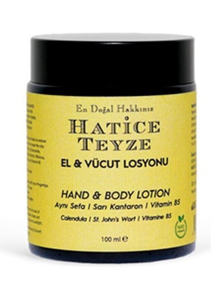 El Vücut Kremi - 100 ml