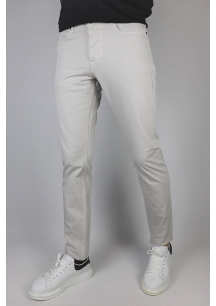 Erkek, 5 Cep, Standart-fit, Chino, Pantolon