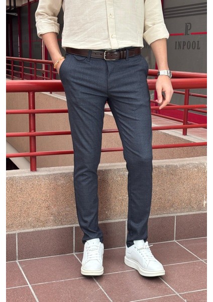 Erkek, cep detaylı, Old Money culture, Ekose desenli, Poliviskon kumaş, pantolon fırsatları