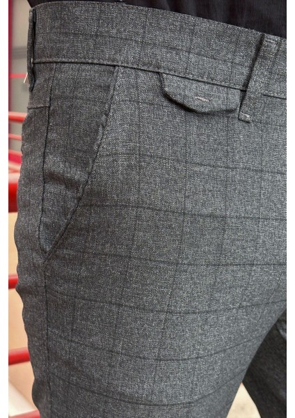 Erkek, cep detaylı, Old Money culture, Ekose desenli, Poliviskon kumaş, pantolon fiyatları