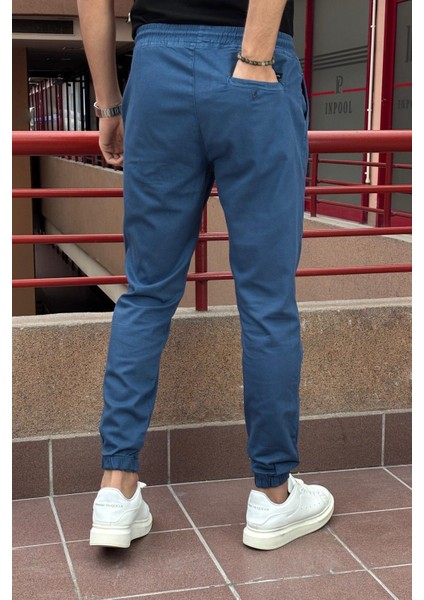 Erkek, Bel Ve Paça Lastikli, Esnek Kumaş, Jogger Pantolon fırsatları