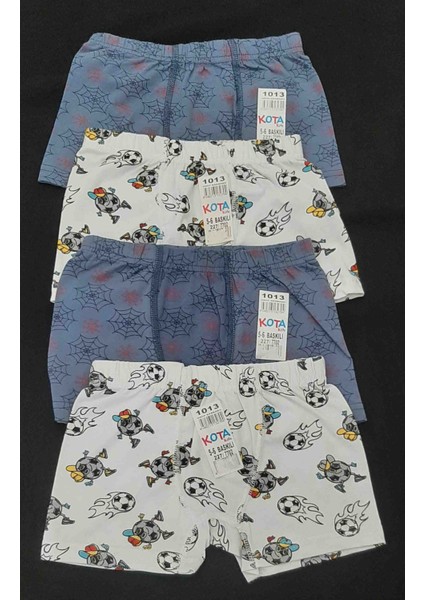 Erkek Çocuk Boxer Paket Içeriği 4 Adet