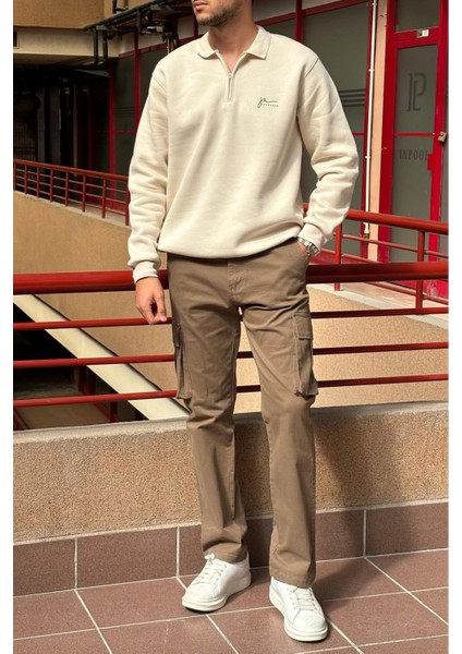 Baggy-oversize Kalıp, Kargo Cep, Gabardin Pantolon 23ınp274 fiyatları