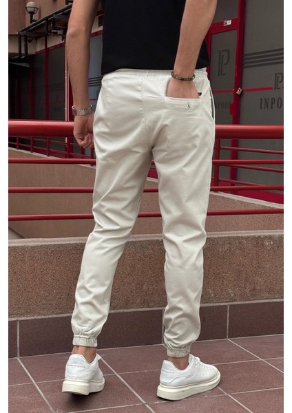 Erkek, Bel Ve Paça Lastikli, Esnek Kumaş, Jogger Pantolon indirimleri
