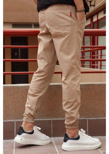 Bel Ve Paça Lastikli, Esnek Gabardin Kumaş, Pantolon fırsatları