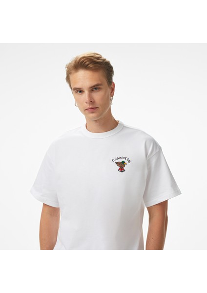 Pool Side Star Chevron Erkek Beyaz T-Shirt fırsatları