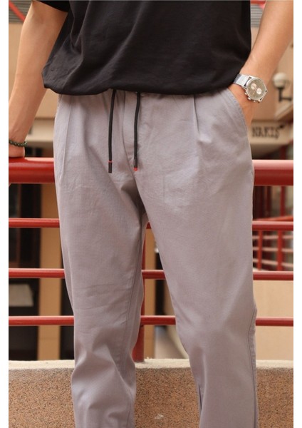 Bel Ve Paça Lastikli, Esnek Gabardin Kumaş, Pantolon modelleri