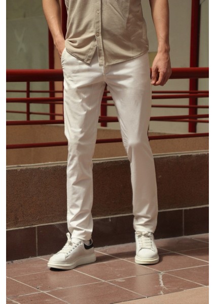 Erkek, slim fit, parça boya chino pantolon fiyatları
