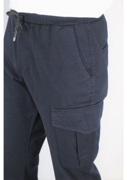 Bel bağcıklı, Pamuklu gabardin kumaş, Oversize-Regular fit kargo cep pantolon 256 fiyatları