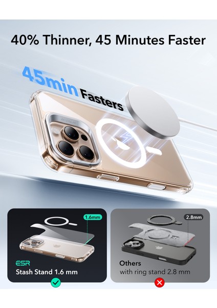 Iphone 16 Pro Max Halolock Mag Safe Classic Hybrid Stantlı Silikon Kılıf - Kamera Kontrol Buton modelleri