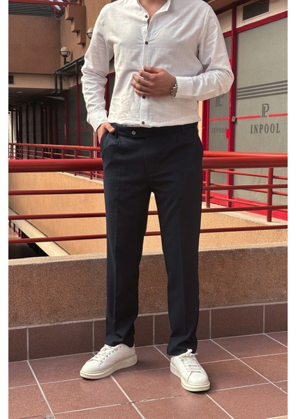 Erkek, dil detaylı, Büyük beden, Old Money Culture, Yazlık-Baharlık, kumaş pantolon 296 modelleri