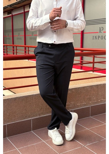 Erkek, dil detaylı, Büyük beden, Old Money Culture, Yazlık-Baharlık, kumaş pantolon 296 fırsatları