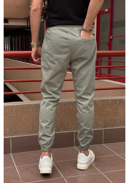 Erkek, Bel Ve Paça Lastikli, Esnek Kumaş, Jogger Pantolon modelleri