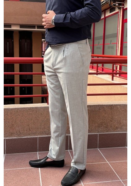 Erkek, dil detaylı, Büyük beden, Old Money Culture, Yazlık-Baharlık, kumaş pantolon 296 fırsatları