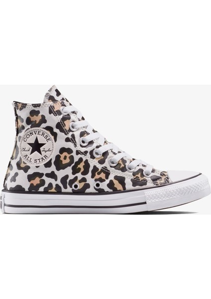Chuck Taylor All Star Leopard Kadın Siyah Sneaker