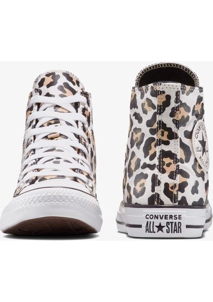 Chuck Taylor All Star Leopard Kadın Siyah Sneaker modelleri