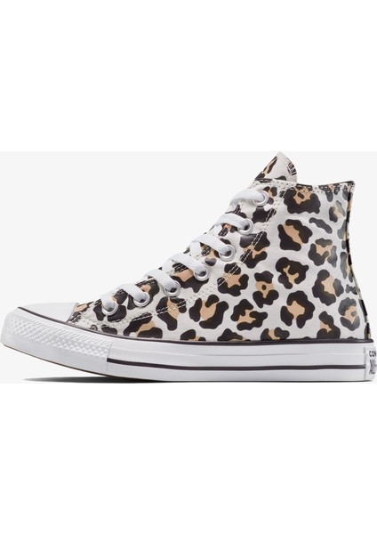 Chuck Taylor All Star Leopard Kadın Siyah Sneaker fırsatları