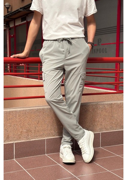 Erkek, Regular Fit, Paraşüt Kumaş, Kargo Cep, Lastikli Pantolon 24ınp276 fırsatları