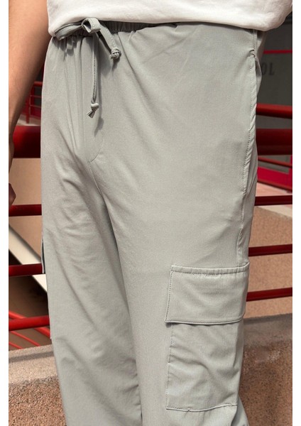 Erkek, Regular Fit, Paraşüt Kumaş, Kargo Cep, Lastikli Pantolon 24ınp276 indirimleri