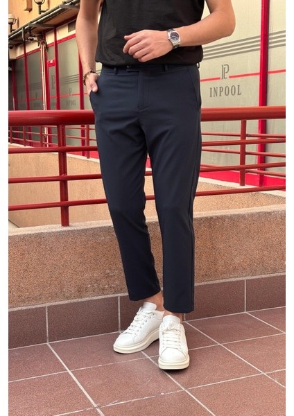 Erkek, dil detaylı, slim fit, Old Money Culture, Esnek dokuma Kumaş pantolon ASP02 modelleri