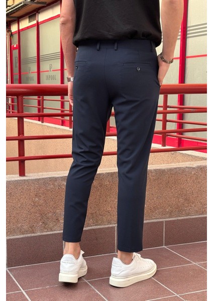 Erkek, dil detaylı, slim fit, Old Money Culture, Esnek dokuma Kumaş pantolon ASP02 indirimleri