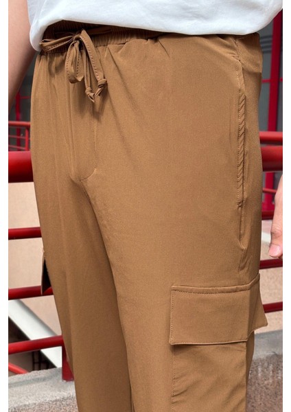 Erkek, Regular Fit, Paraşüt Kumaş, Kargo Cep, Lastikli Pantolon 24ınp276 modelleri